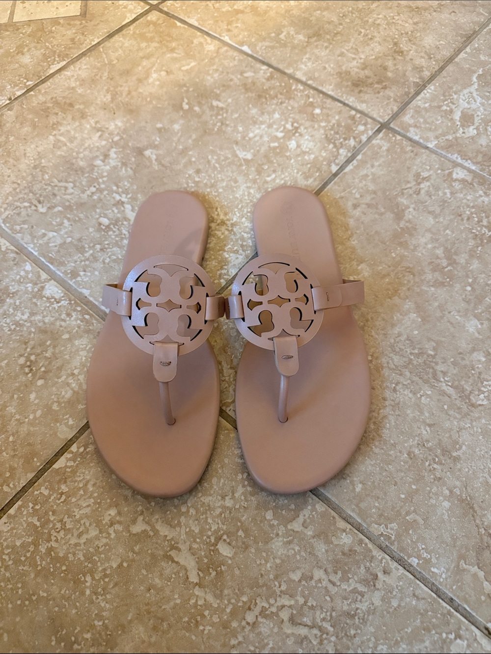 Tory Burch Milker Sandals in nude